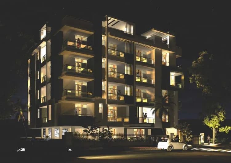 Pinkcity Orient Alpine — Night View