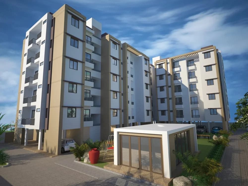 Shreemay Apartments — Artistic Elevation Image