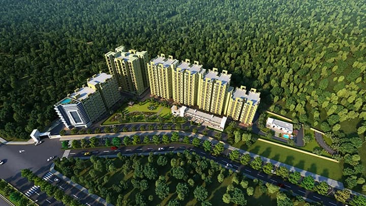 AKC Radhey Sri Radha Heights — Aeriel View
