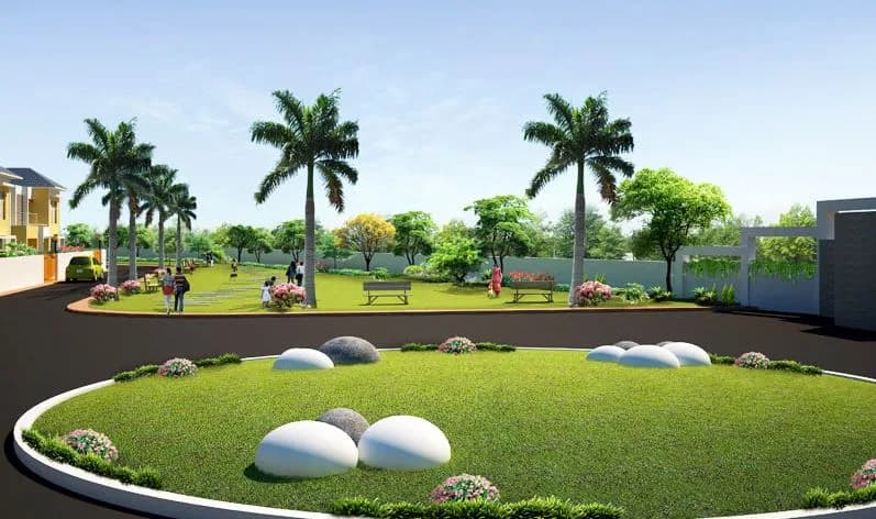 Kingspaces The Garden Luxury Villas — Artistic Landscape