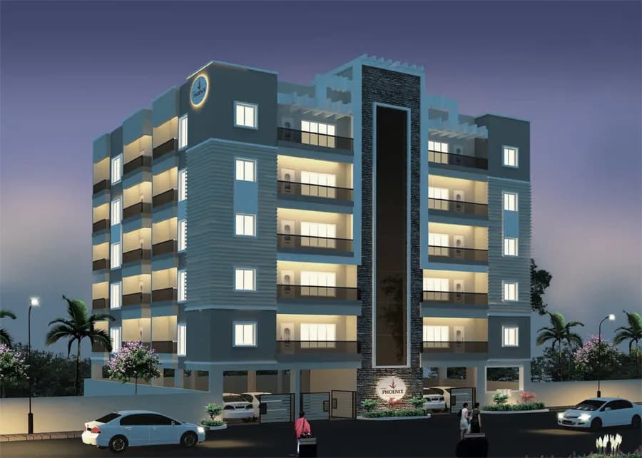 Neo Heights Phoenix — Night Elevation