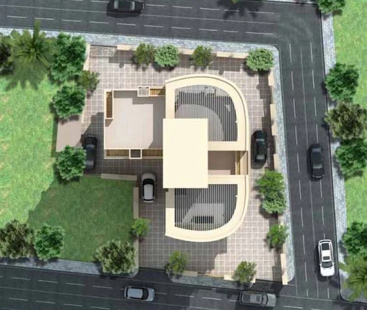 PK Arch — Aerial view
