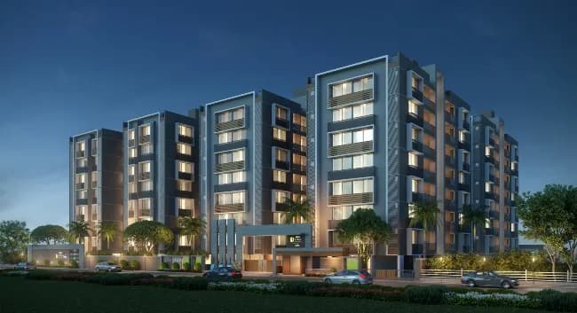 Avirat Silver Casa — Night View