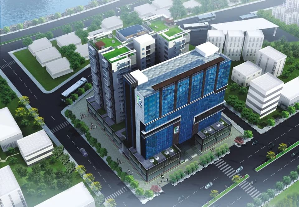 T19 Towers — Aerial View