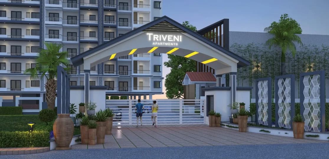 Vasudha Triveni Apartment — Entrance
