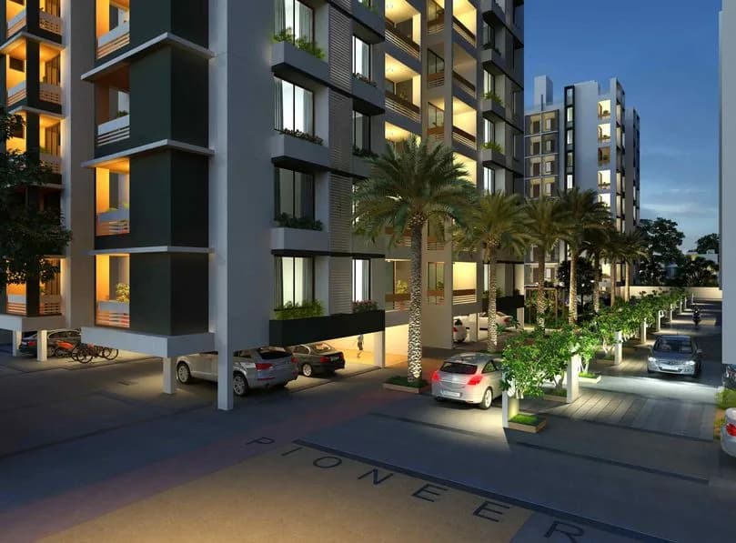 Shubh Associates Shubh Pioneer — Night view