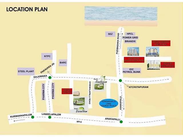 Sivani Towers — Location Plan