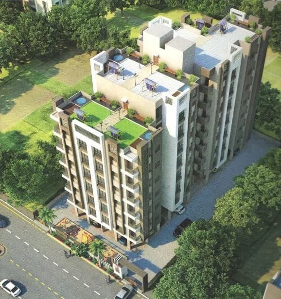 Ganesh Platinum — Aerial View