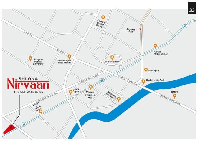 Shloka Nirvaan — Location Plan