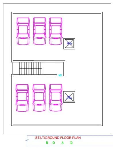 Suprabhath 8 — Car Parking Plan