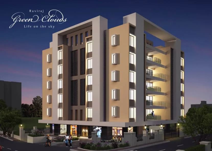 Raviraj Green Clouds — Night View