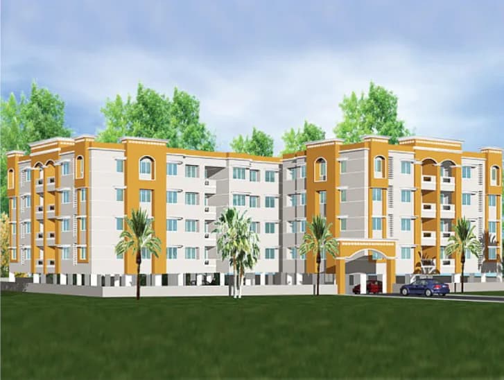 Land Links Paradise — Front Elevation