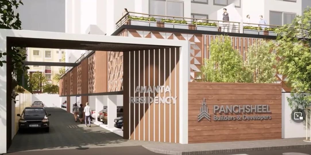 Panchsheel Ananta Residency — Entrance