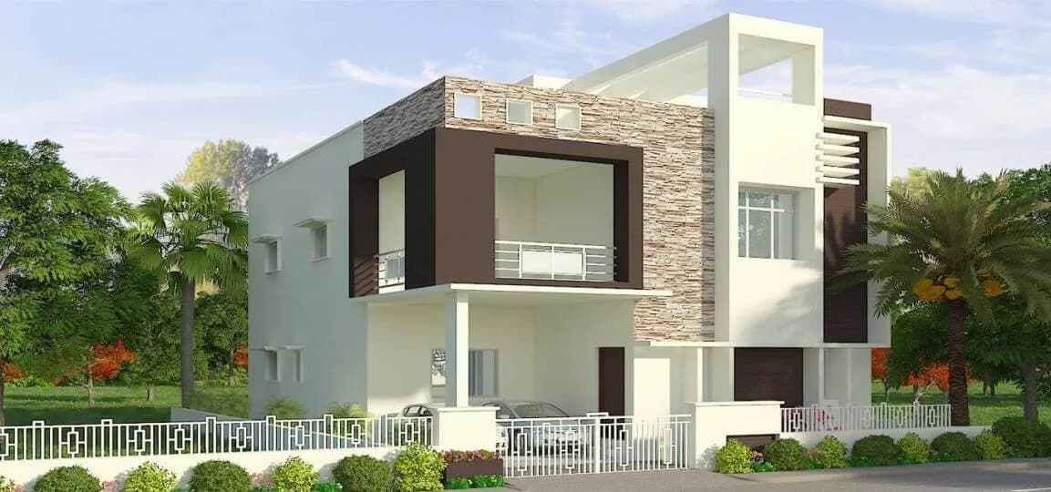 Saket Swarna Villas — Elevation