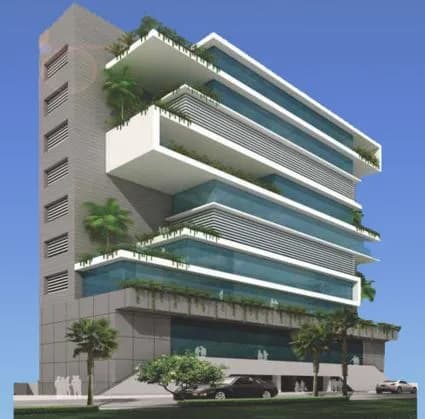 The Melange — Side elevation