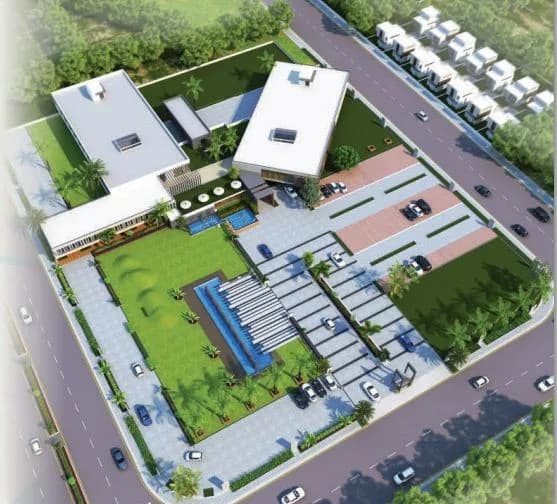 Gotiz Infratech Metrocity Crystal — Aerial View