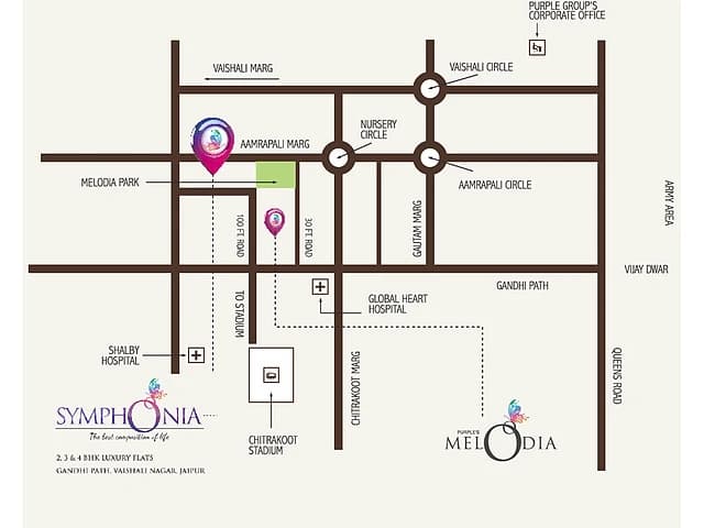 Purple Symphonia, Vaishali Nagar
