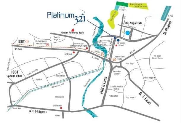 MR Platinum 321, Raj Nagar Extension