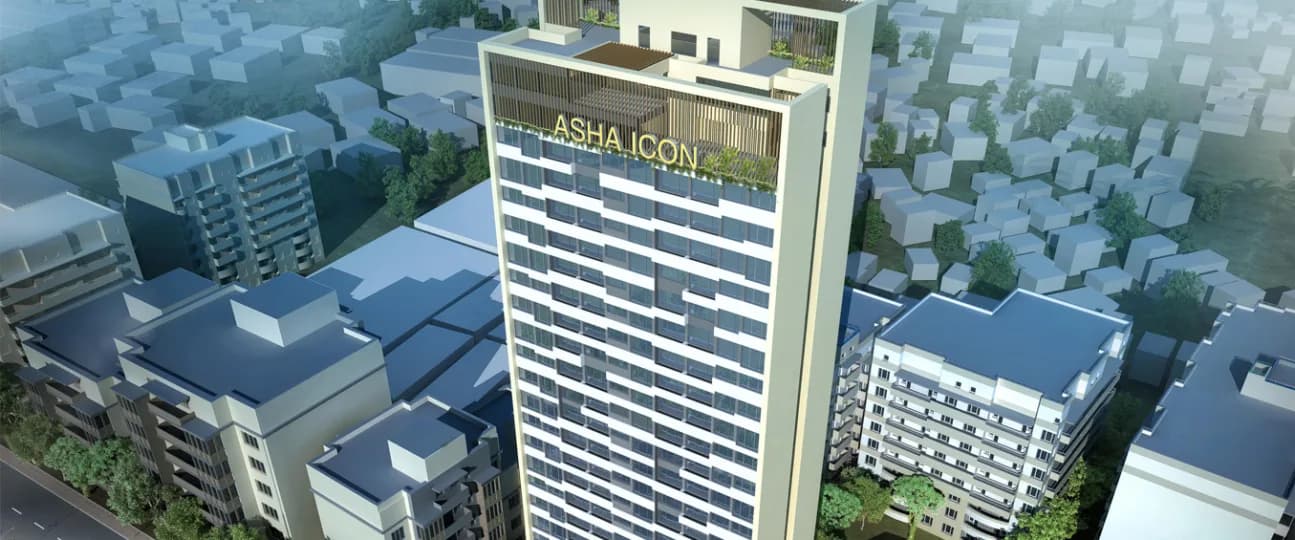 Asha Icon — Aerial View