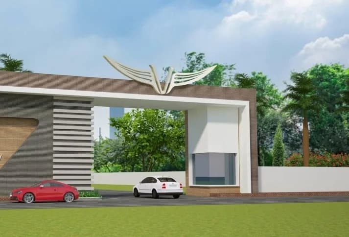 Vidhan Metro — Entrance