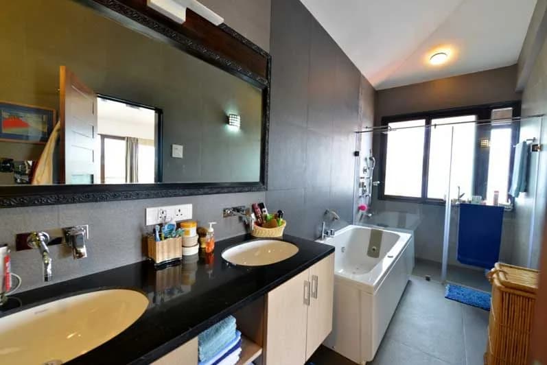 Ashray Aquamarinne — Sample Bathroom