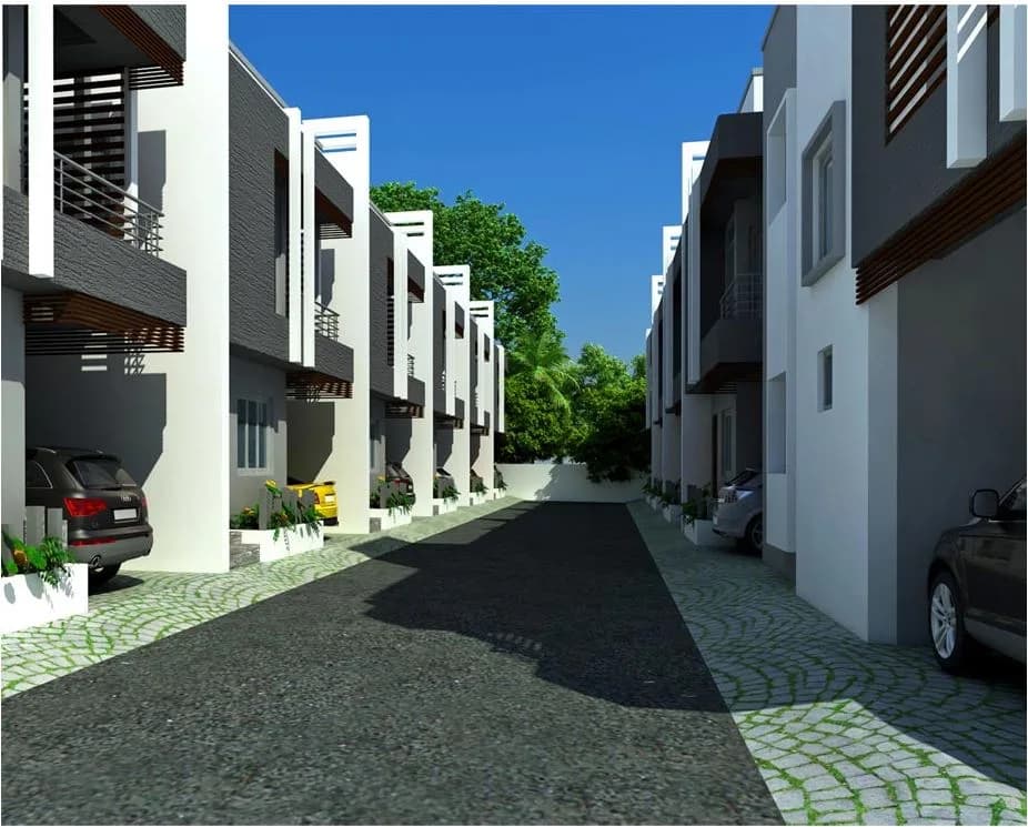 Darshan Gayathri Villas — Side View