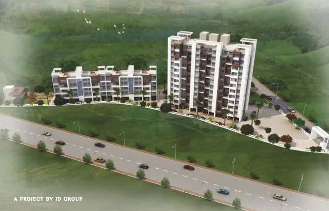JD Splendour Greens Seetai Lake — Aerial View