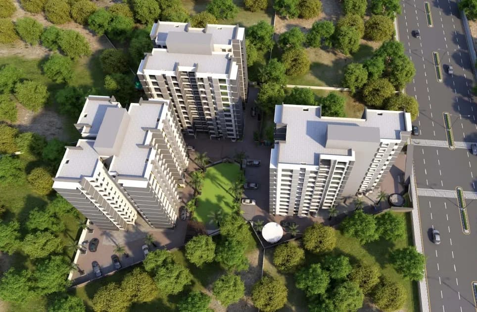 Aaryan Eminent — Aerial Site View