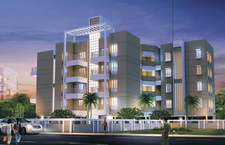 Shubham Residency Pune — Night view