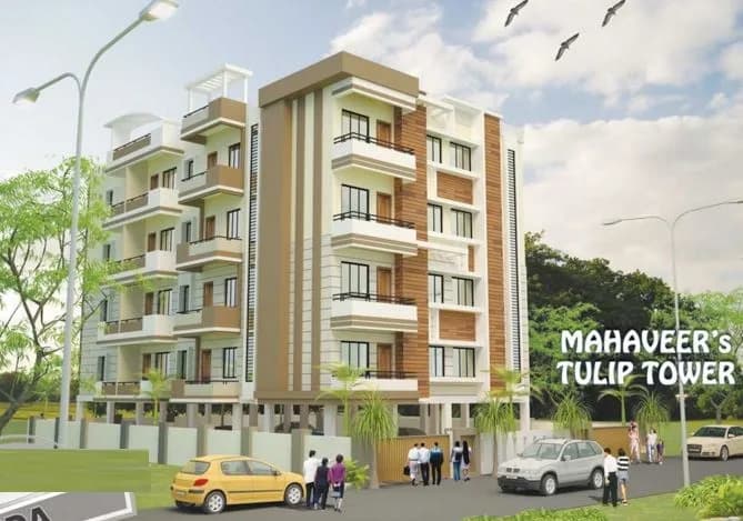Mahaveers Tulip Tower — Front View