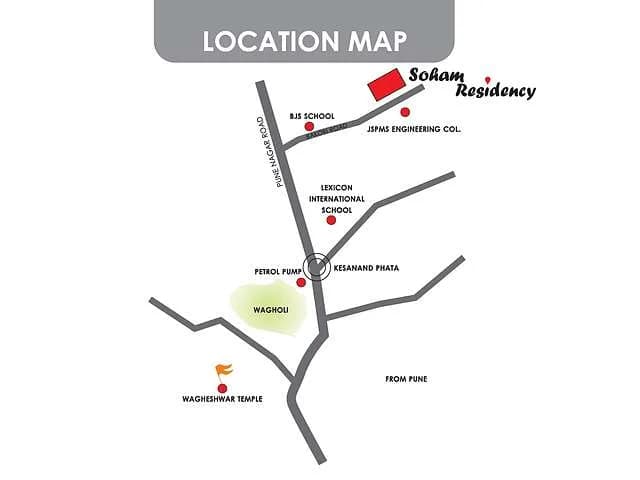 Soham Residency — Location Plan