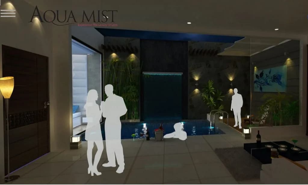 MNC Aqua Mist — Night View