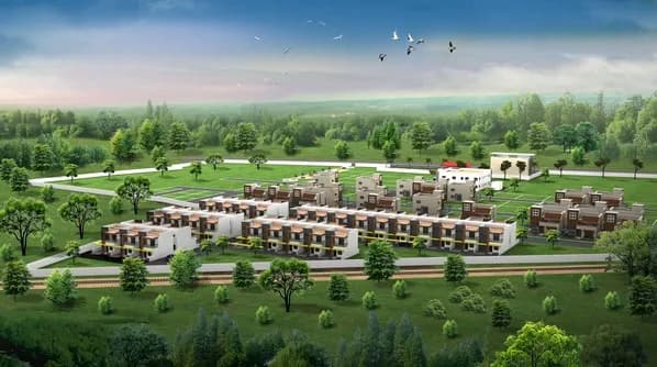 Vaigai City Homes — Aerial View