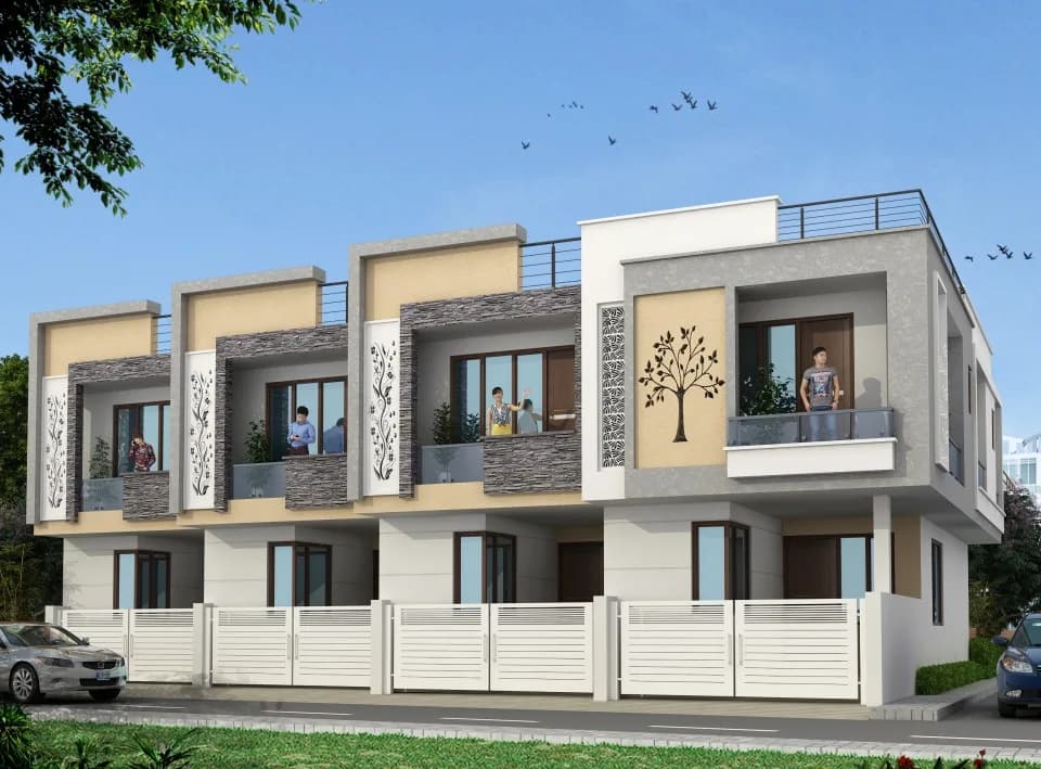 PJ Vrindavan Vihar 2 Villas, Mansarovar Extension