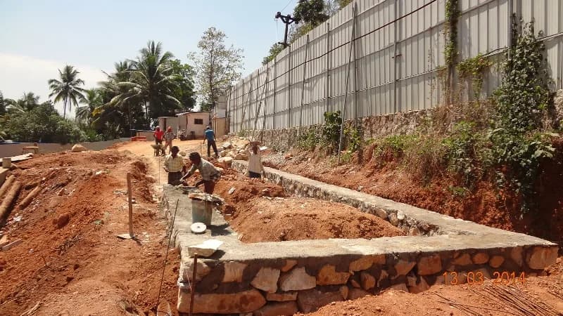 Samson and Sons Sanctuary — Construction site as on March 2014