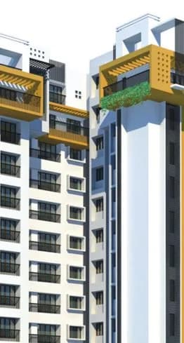 Shree Maruti Manor — Corner Elevation Image