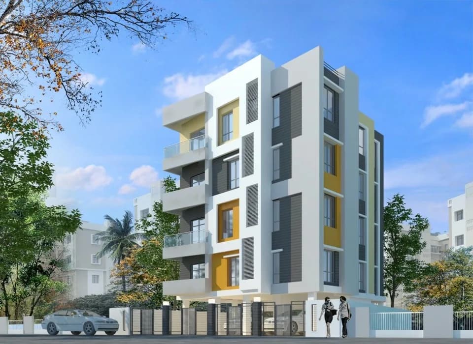 Moddak Aishani Apartment — Elevation