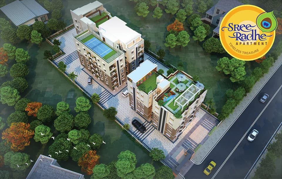 Satellite Sree Radhe Apartment, Lake Town