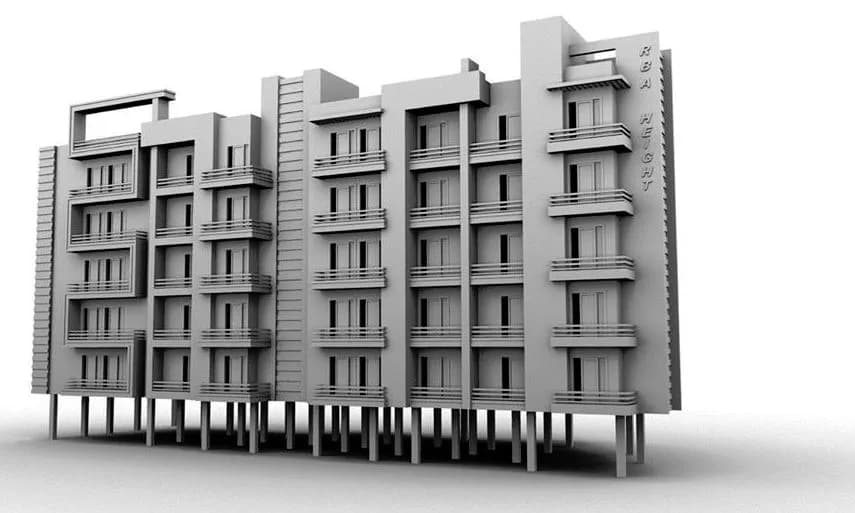 RBA Height — Artistic Side Elevation