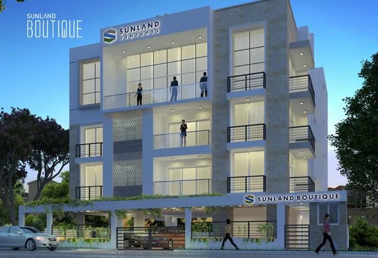 Sunland Boutique — Night View