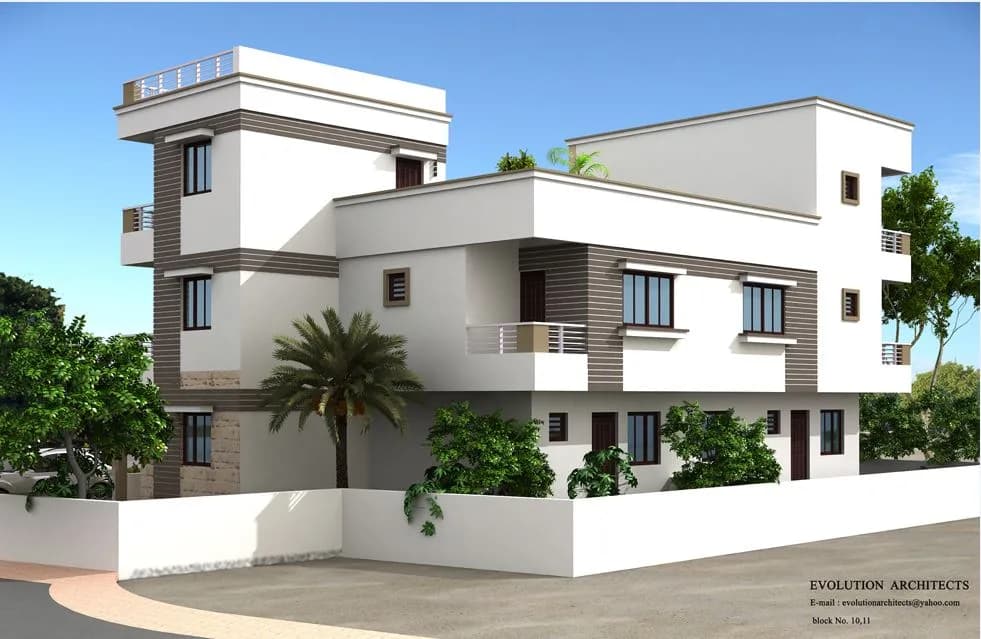 Shreeji Villa — Elevation