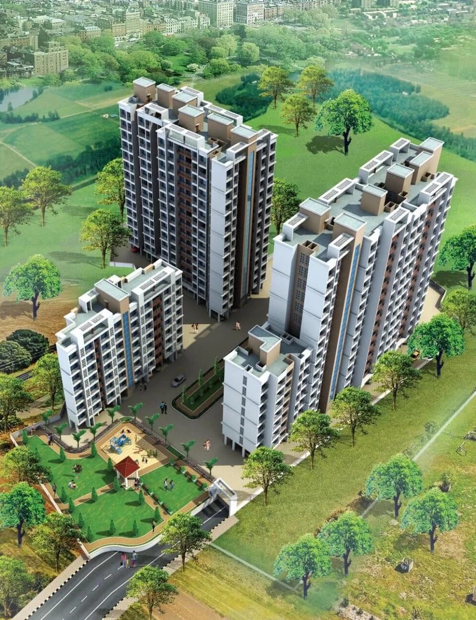 Laxmi Aangan — Aerial View