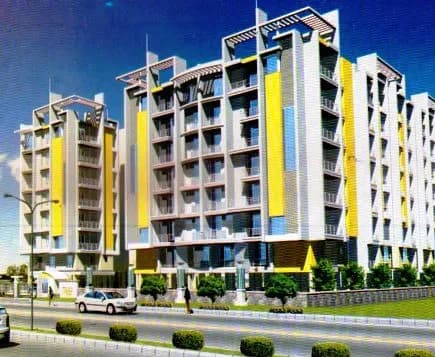 Samdareeya Krishna Heights — Side Elevation