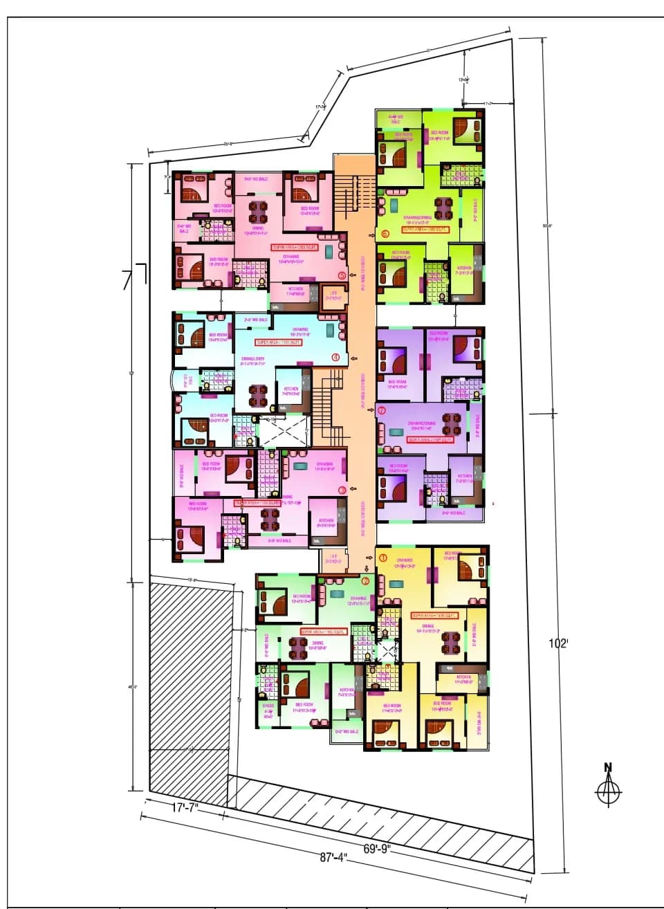 Leela Apartment, Mahmoorganj