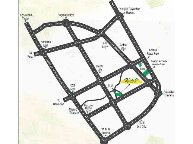 JD Kasturi Vihar, Bagli