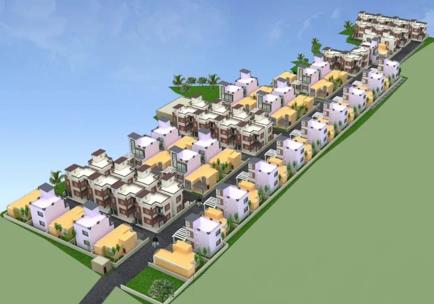 Paramount Swarna Bhumi — Aerial View