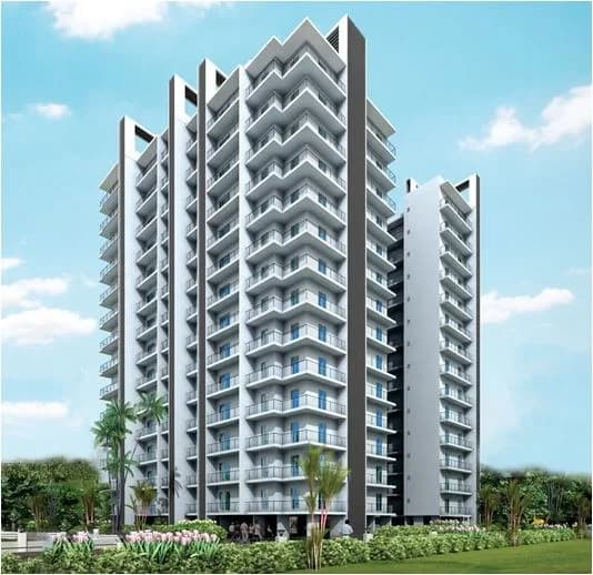 S Raheja Residency — Side View