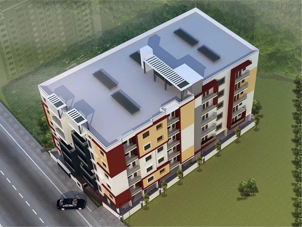 JS Kanak Residency — Aerial View