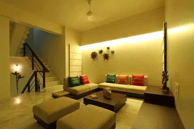 Sharda Shantiniketan Bungalows — Sample Living Room