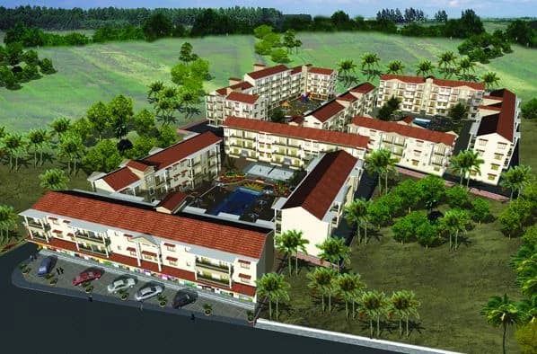Kalangutkar Exotic Regency — Artistic Aerial View